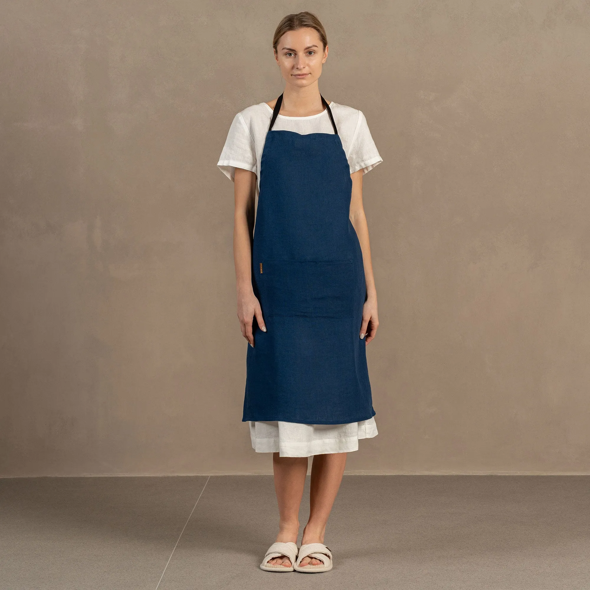 Linen & Cotton Adjustable Apron