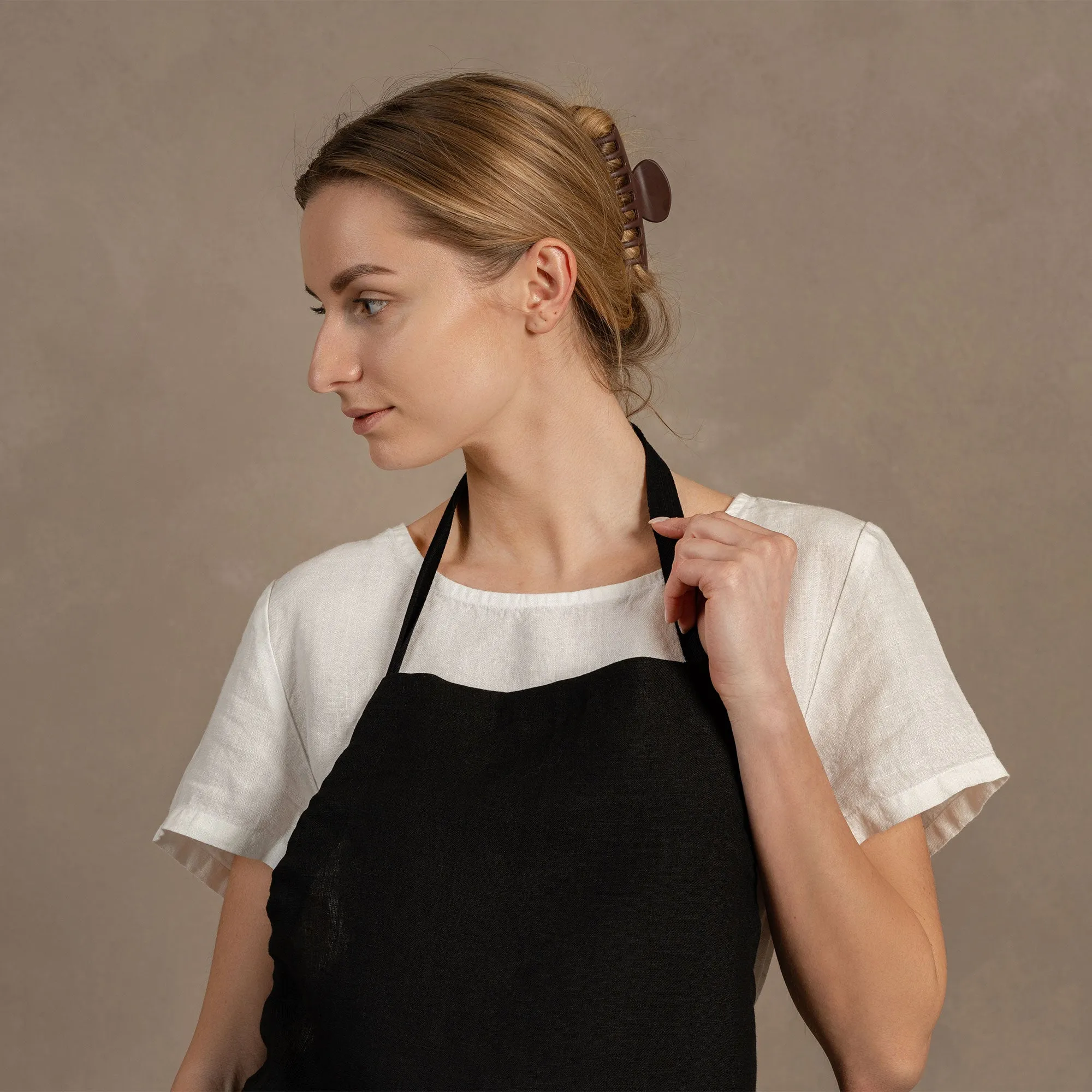 Linen & Cotton Adjustable Apron