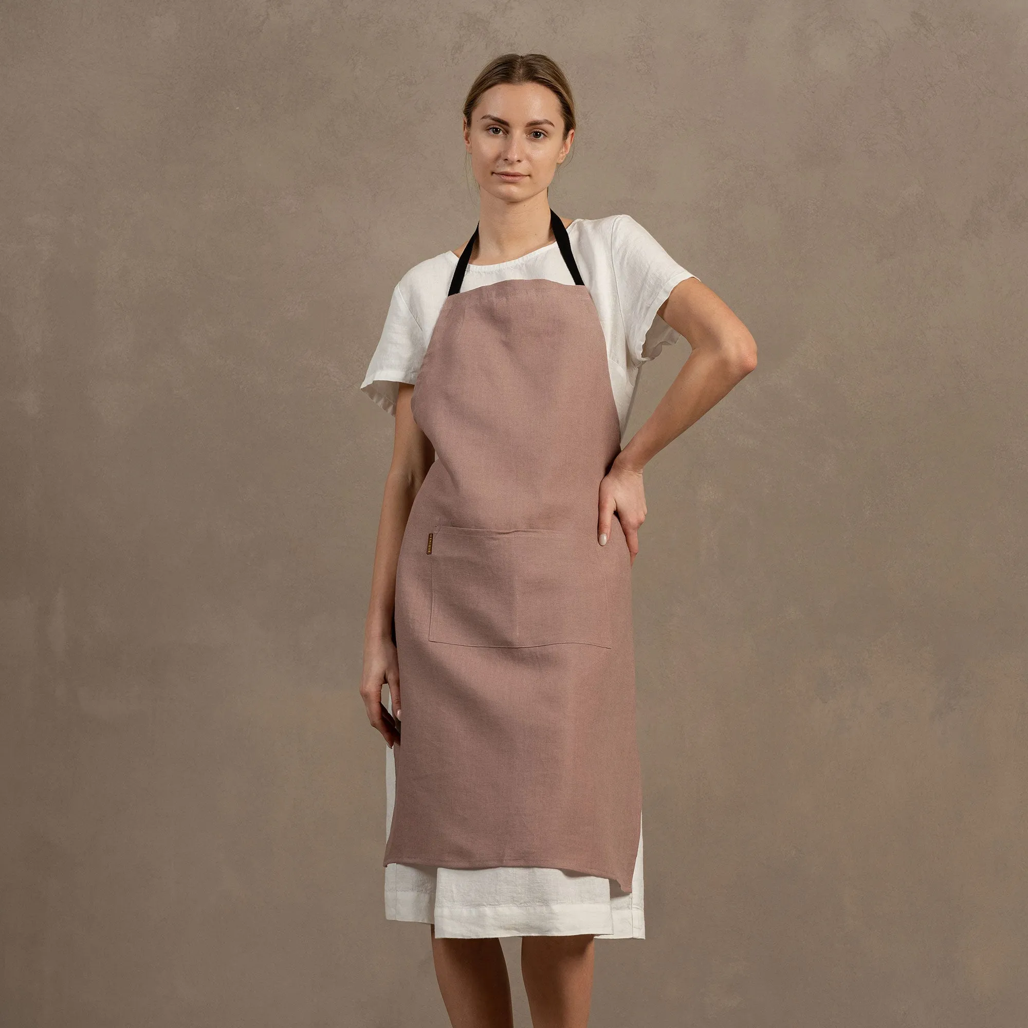 Linen & Cotton Adjustable Apron