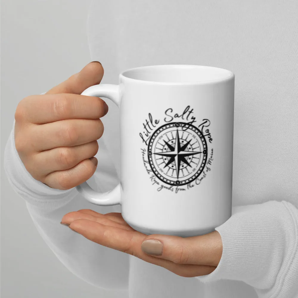 Little Salty Rope White glossy mug