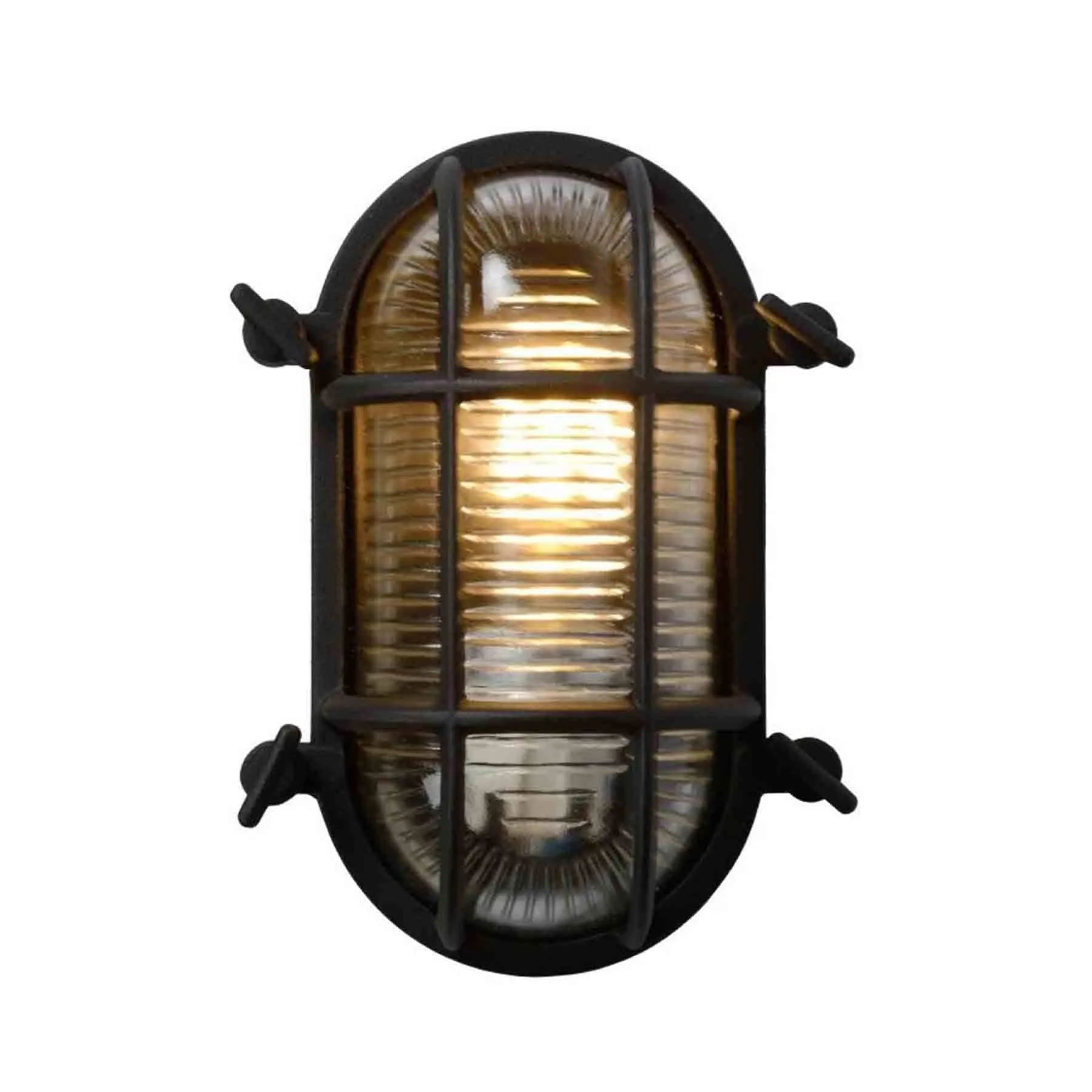 Lucide Dudley Outdoor Bulkhead Wall Light - Oval