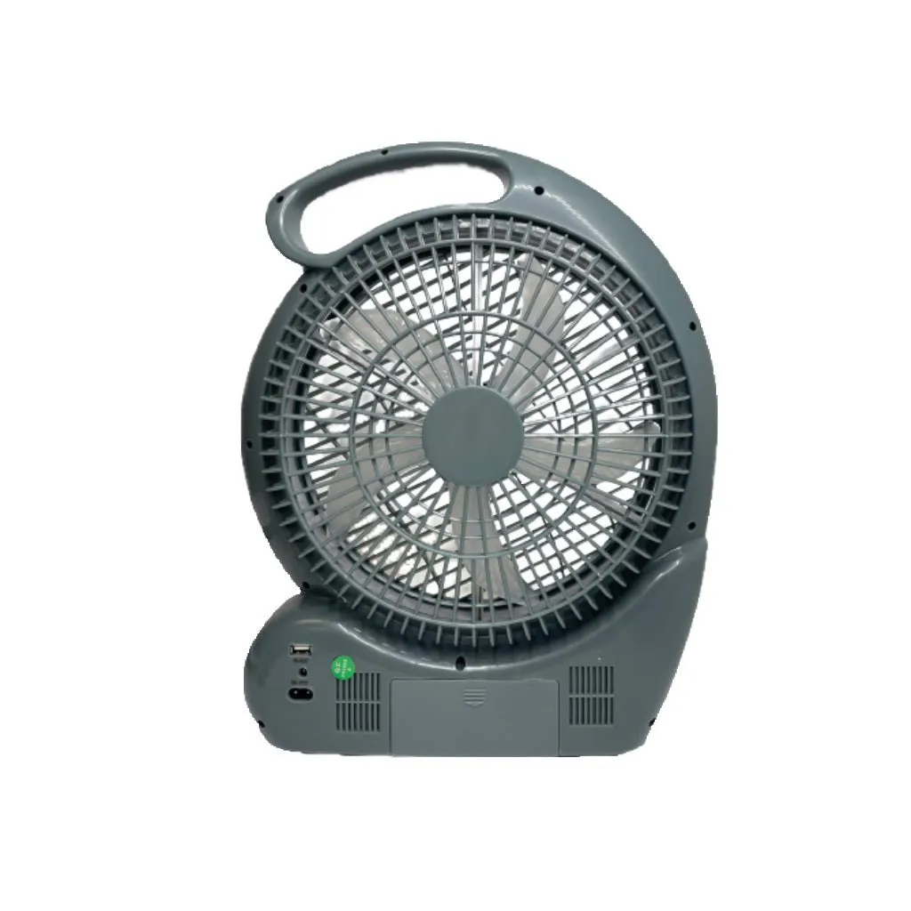 Ludger 10″ Rechargeable Fan with Radio EL-8210F