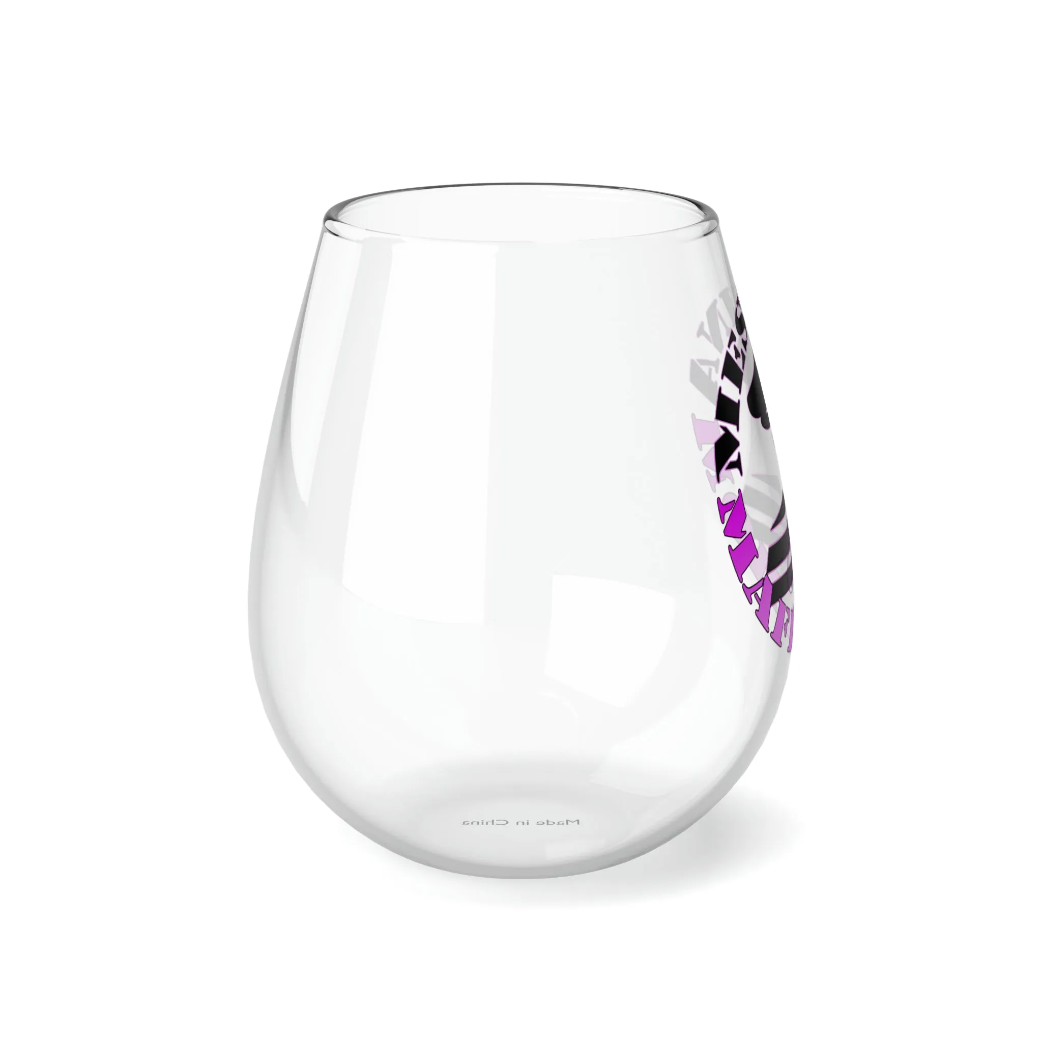 MAFIA MOM HOOLIGAN Jennifer Messina Stemless Wine Glass 11.75oz