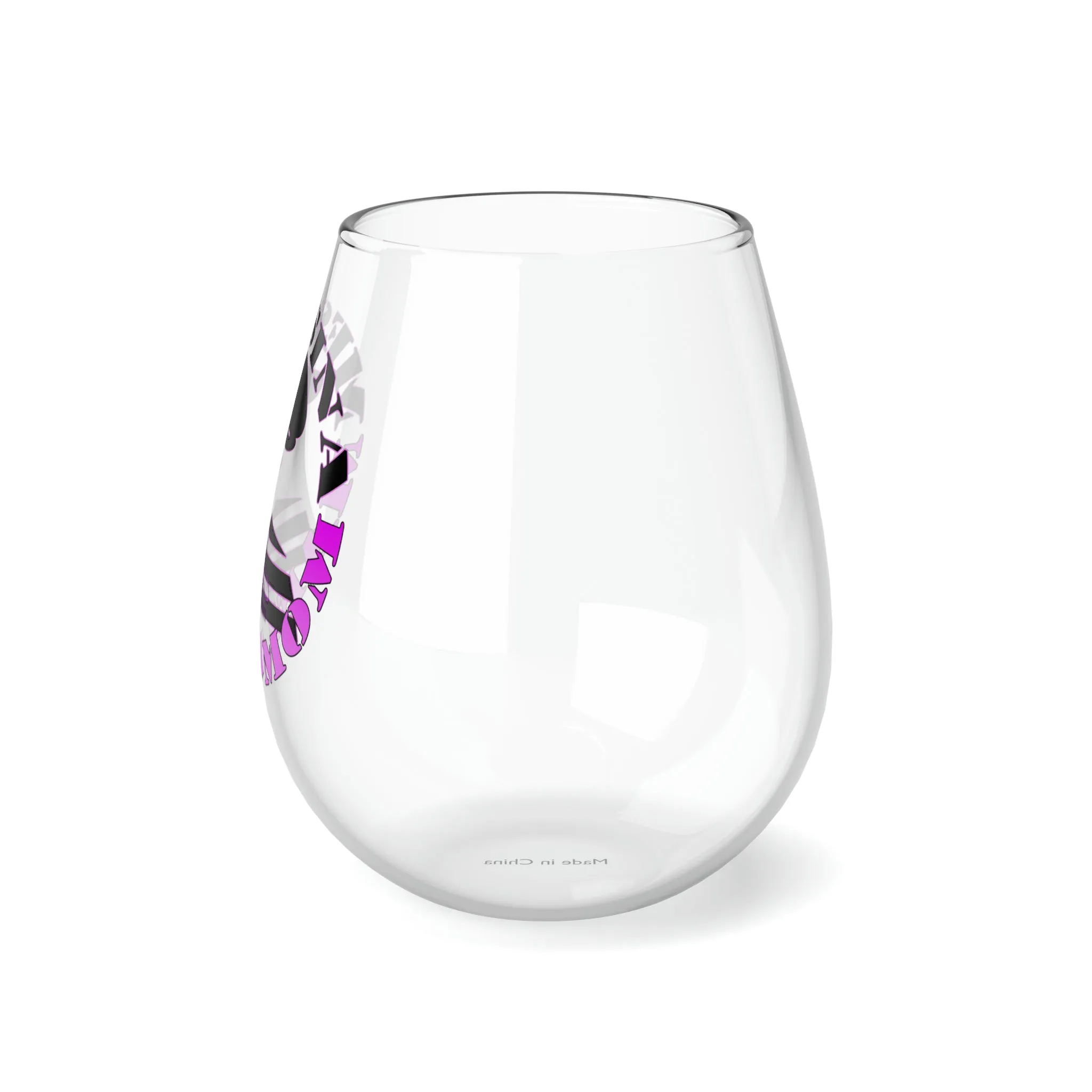 MAFIA MOM HOOLIGAN Jennifer Messina Stemless Wine Glass 11.75oz