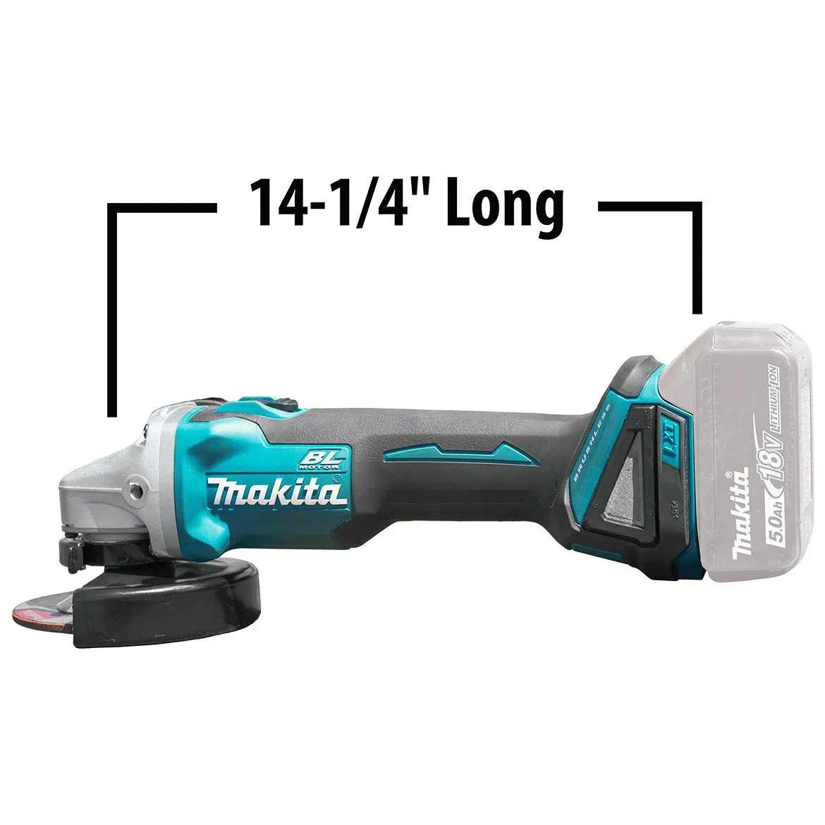 Makita XAG04Z 18-Volt 5-Inch Brushless Cordless Cut-Off/Angle Grinder- Bare Tool