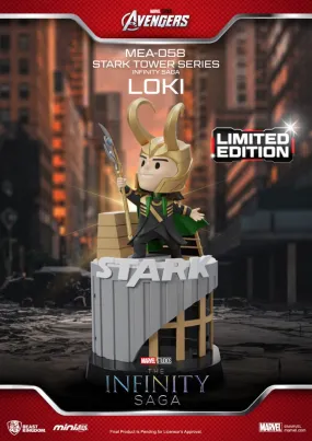 Marvel Mini Egg Attack Figures The Infinity Saga Stark Tower series Loki 12 cm