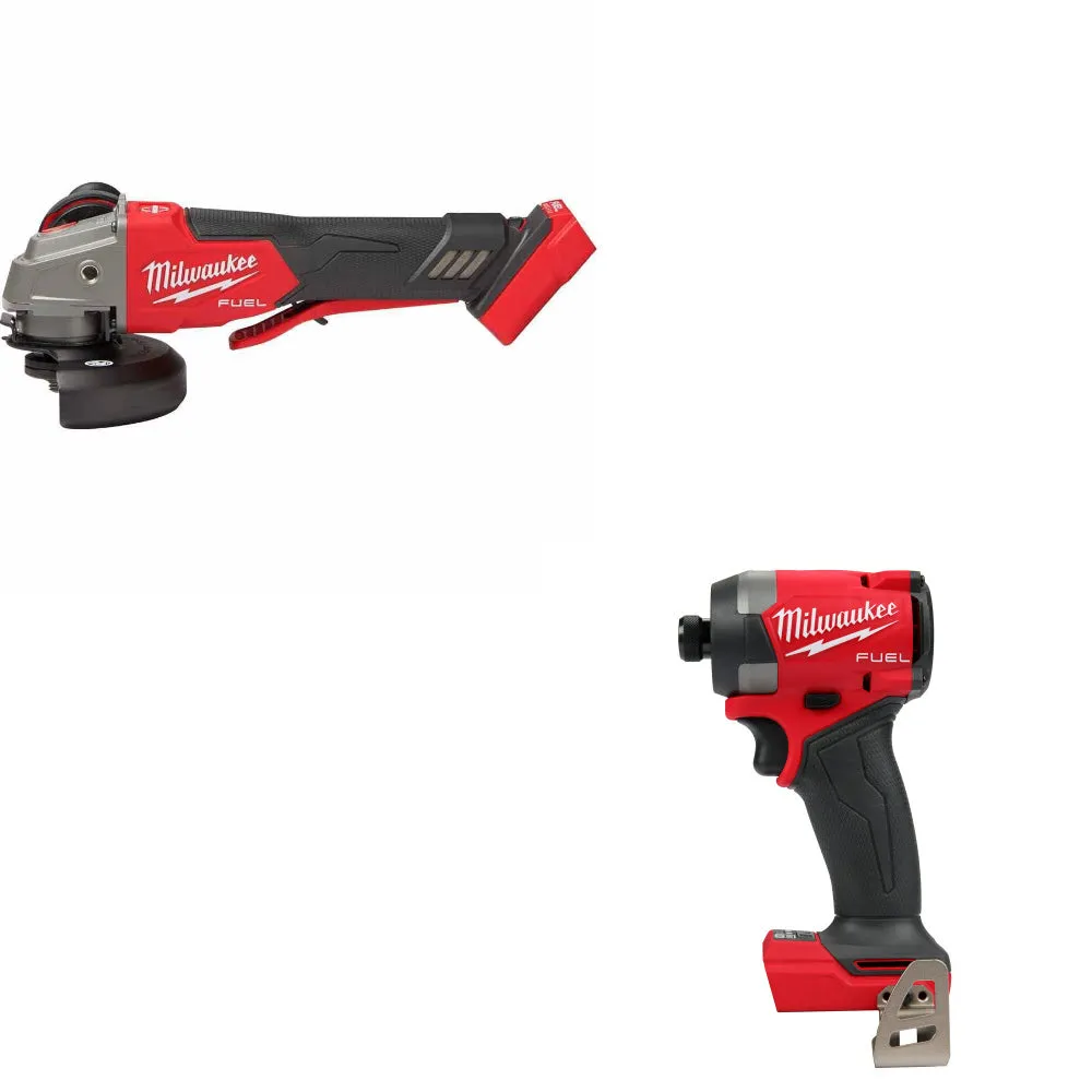 Milwaukee 2888-20 M18 FUEL Grinder W/ FREE 2953-20 M18 FUEL 1/4" Impact Driver