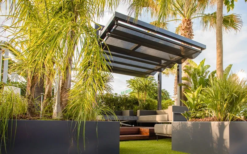 Modern Framed Shade Structures