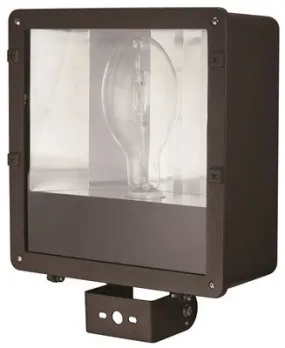 Monument Floodlight With Pulse Start And Aluminum Housing Bronze 1 400-Watt Metal Halide Lamp (Included)