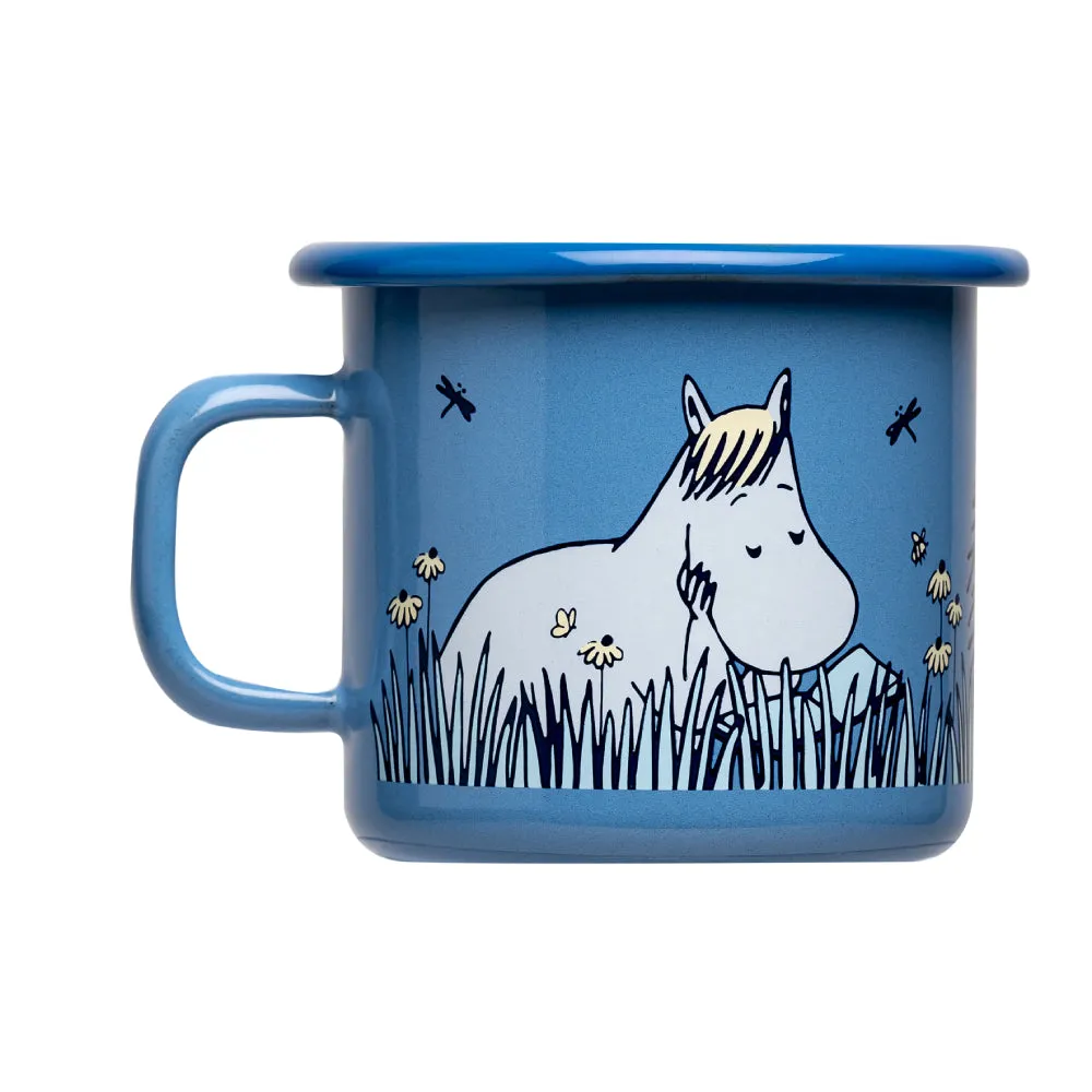 Moomin Enamel Mug 2.5 dl In The Garden Friends