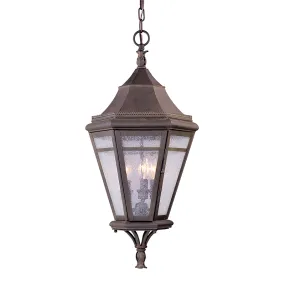 Natural Rust Outdoor 27" Hanging Lantern