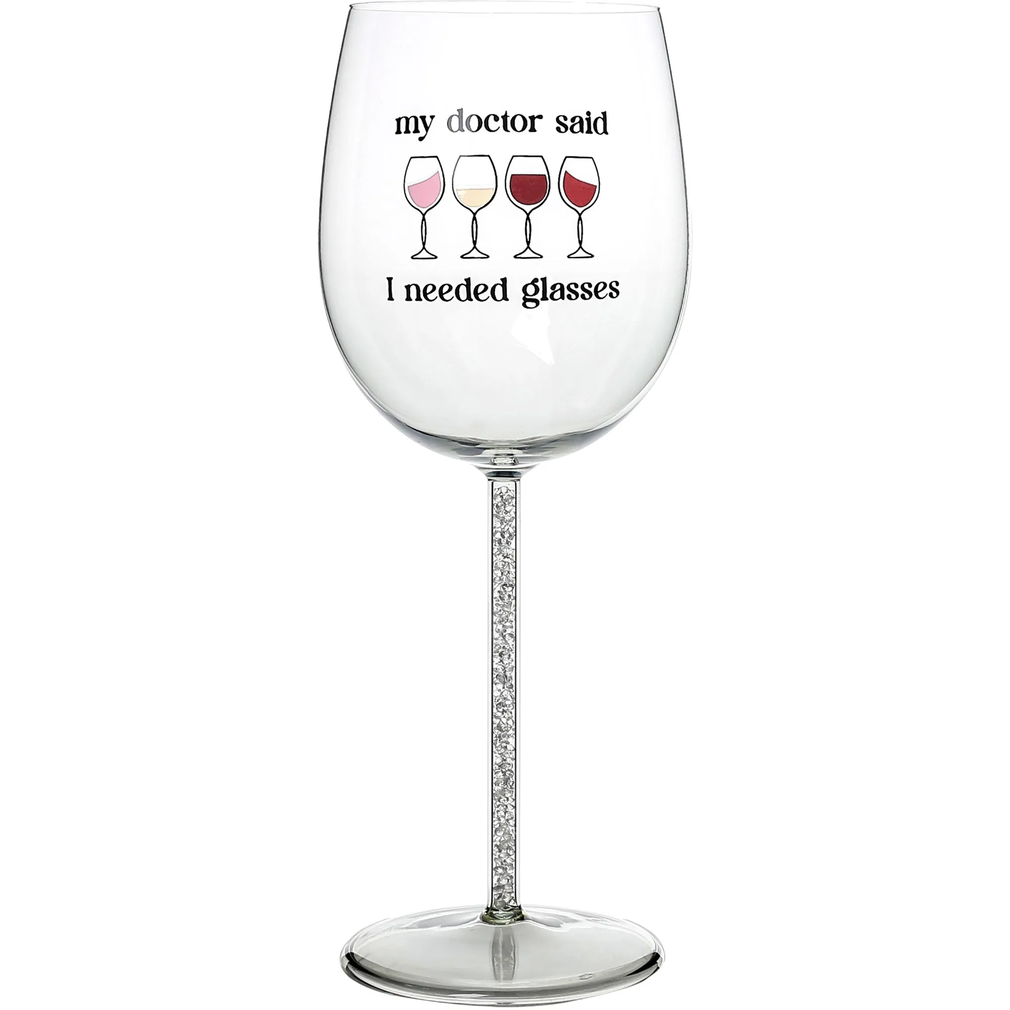 Needed Glasses Gift Boxed 17 oz Wine Glass