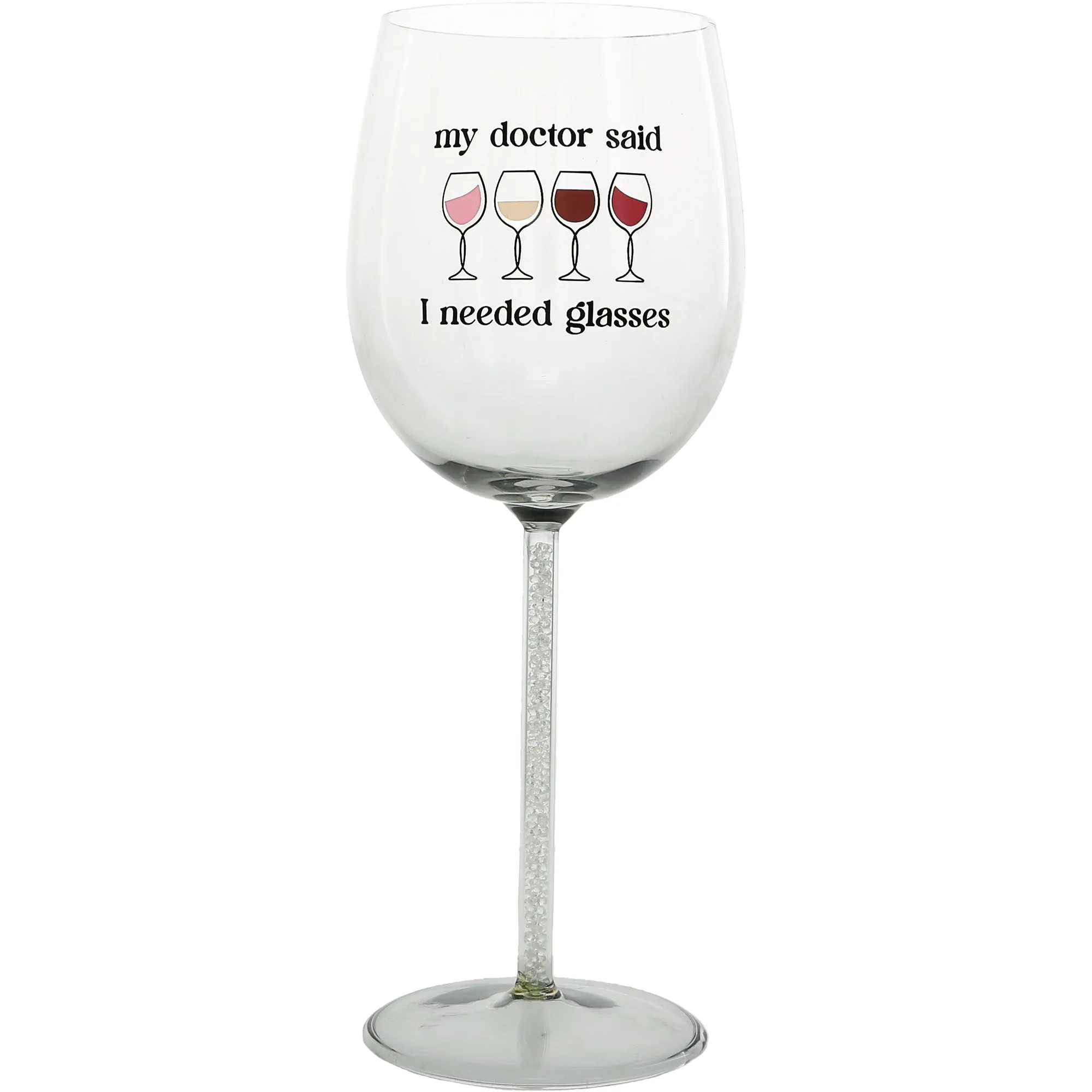 Needed Glasses Gift Boxed 17 oz Wine Glass