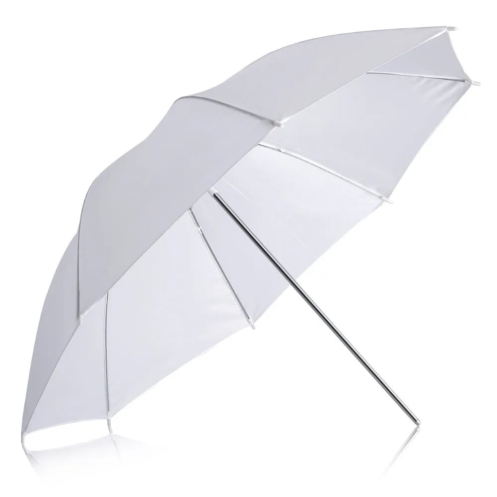 NEEWER 2 Pack 33"/84cm White Translucent Soft Umbrella