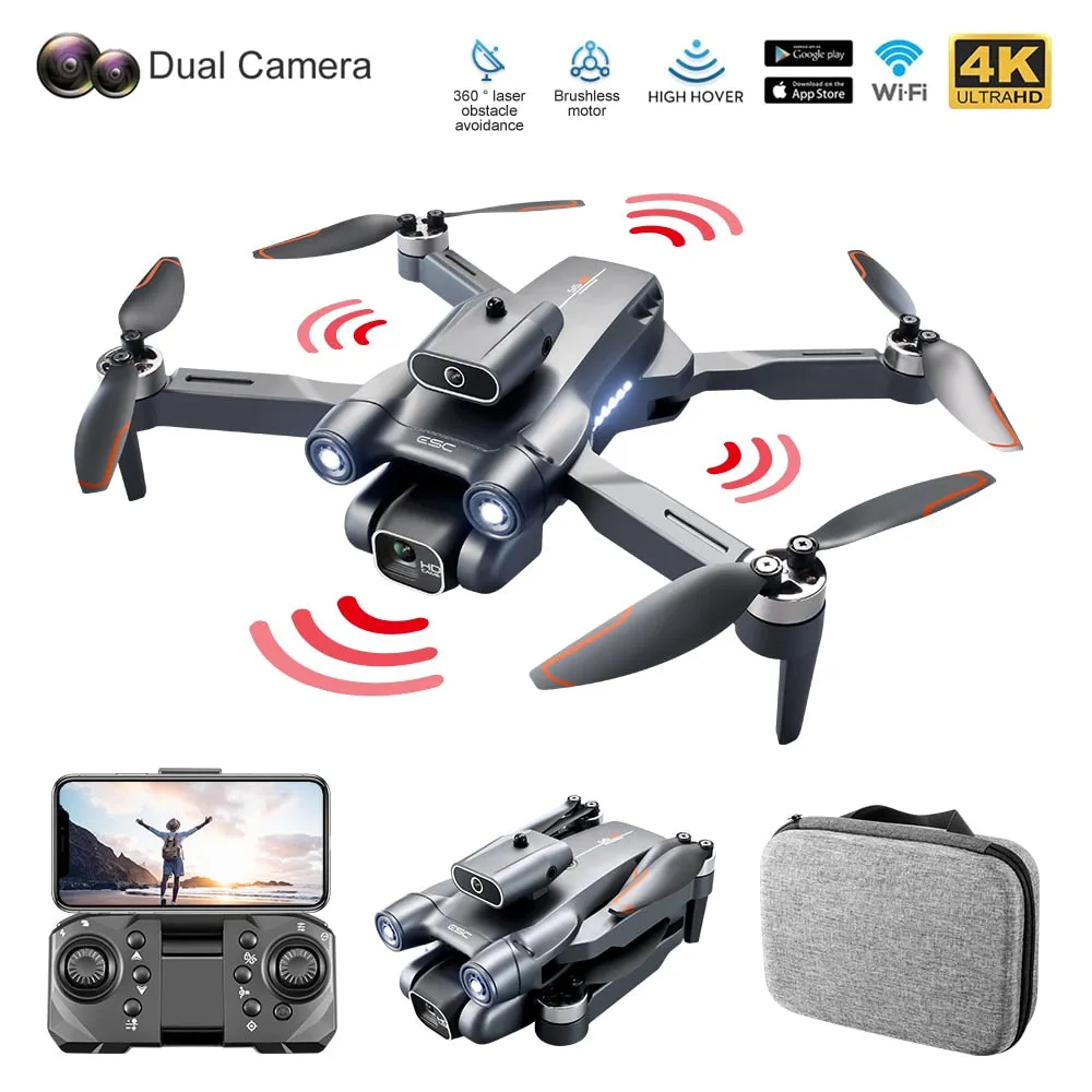 New S1S Mini Drone 4k Profesional 8K HD Camera Obstacle Avoidance Aerial Photography Brushless Foldable Quadcopter 3KM