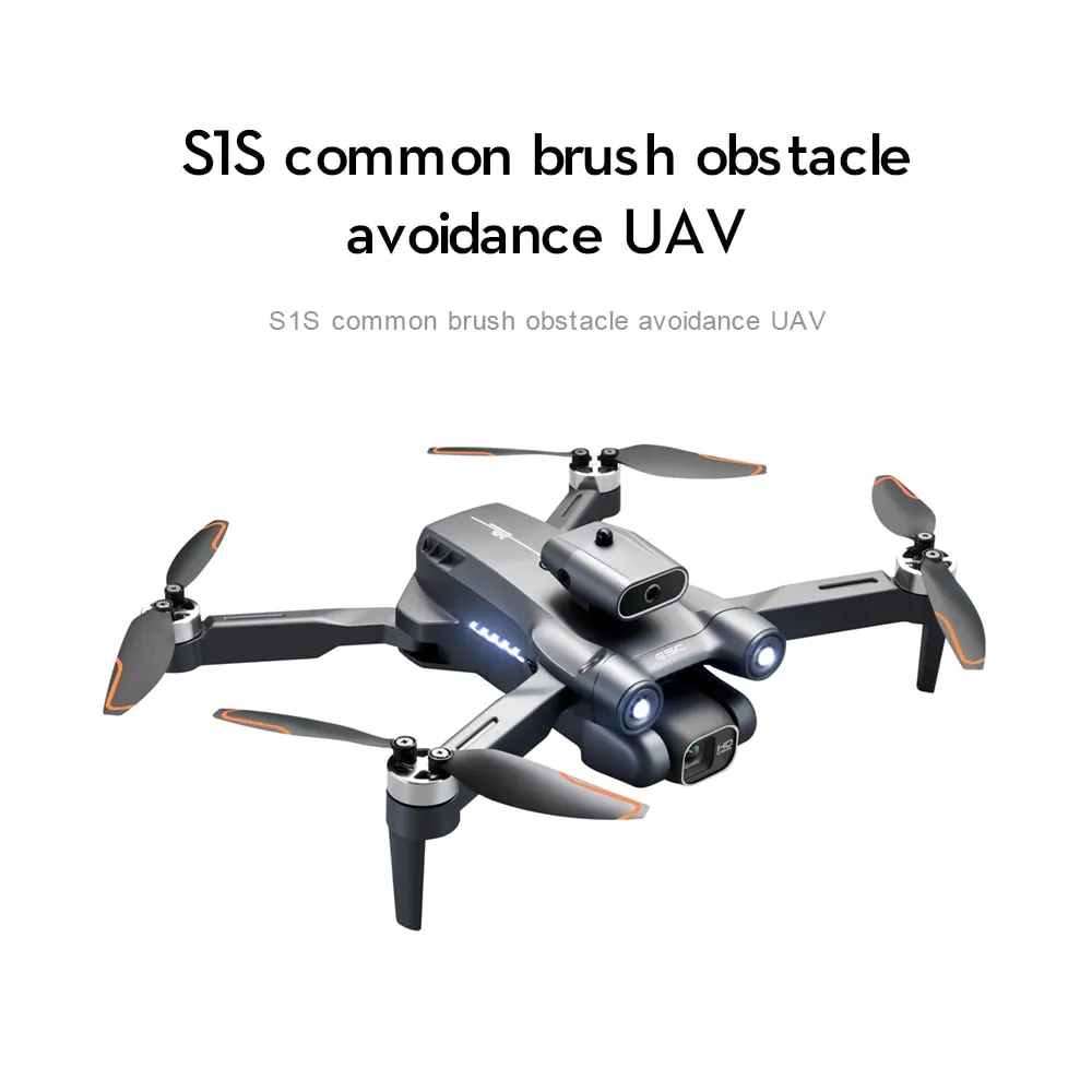 New S1S Mini Drone 4k Profesional 8K HD Camera Obstacle Avoidance Aerial Photography Brushless Foldable Quadcopter 3KM