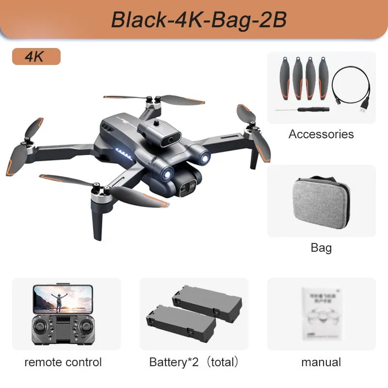 New S1S Mini Drone 4k Profesional 8K HD Camera Obstacle Avoidance Aerial Photography Brushless Foldable Quadcopter 3KM