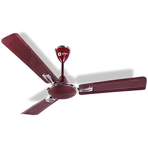 Orient Electric Gratia Shine 1200mm Ceiling Fan( Azure Blue Silver , Burgundy Silver , Topaz Gold)