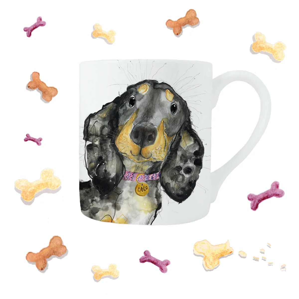 OTTO Dachshund - Bone China Mug