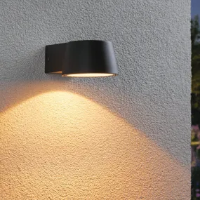 Outdoor Capea 8W LED Wall Light with Insect Friendly in Anthracite