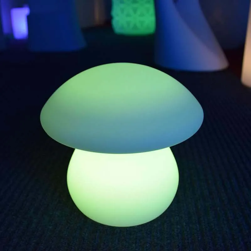 Outdoor Simulation Mushroom PE LED Waterproof Lawn Decorative Landscape Light