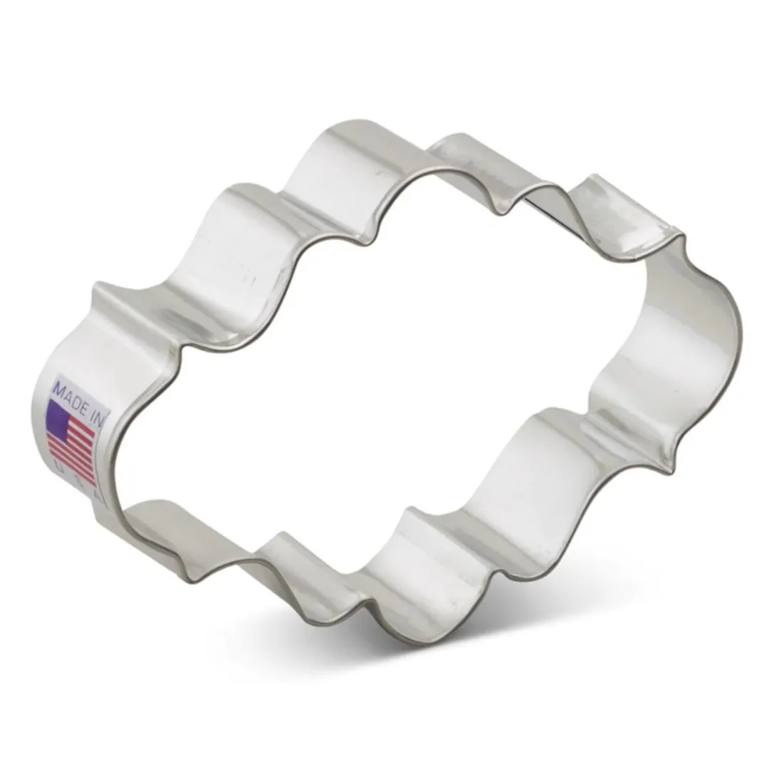 Oval Plaque Cookie Cutter