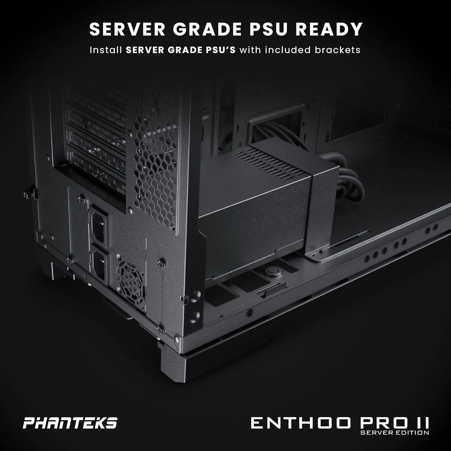 Phanteks Enthoo Pro II Closed Panel Server Edition E-ATX/SSI EEB Tower Case PH-ES620PC_BK02