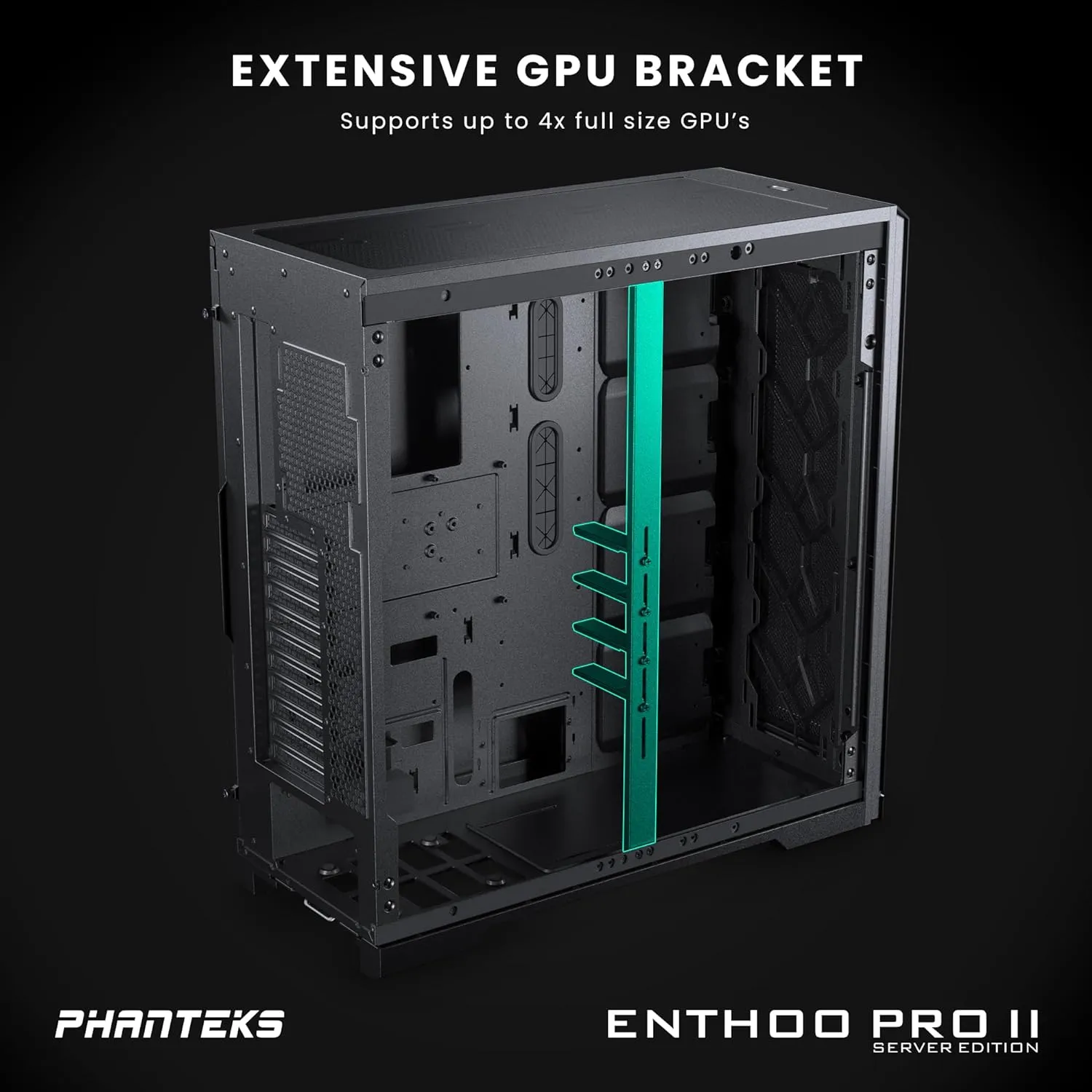 Phanteks 追風者 Enthoo Pro II Tempered Glass Server Edition E-ATX/SSI EEB Tower Case PH-ES620PTG_BK02