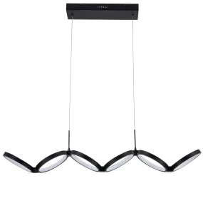 Philo LED Pendant in Matte Black