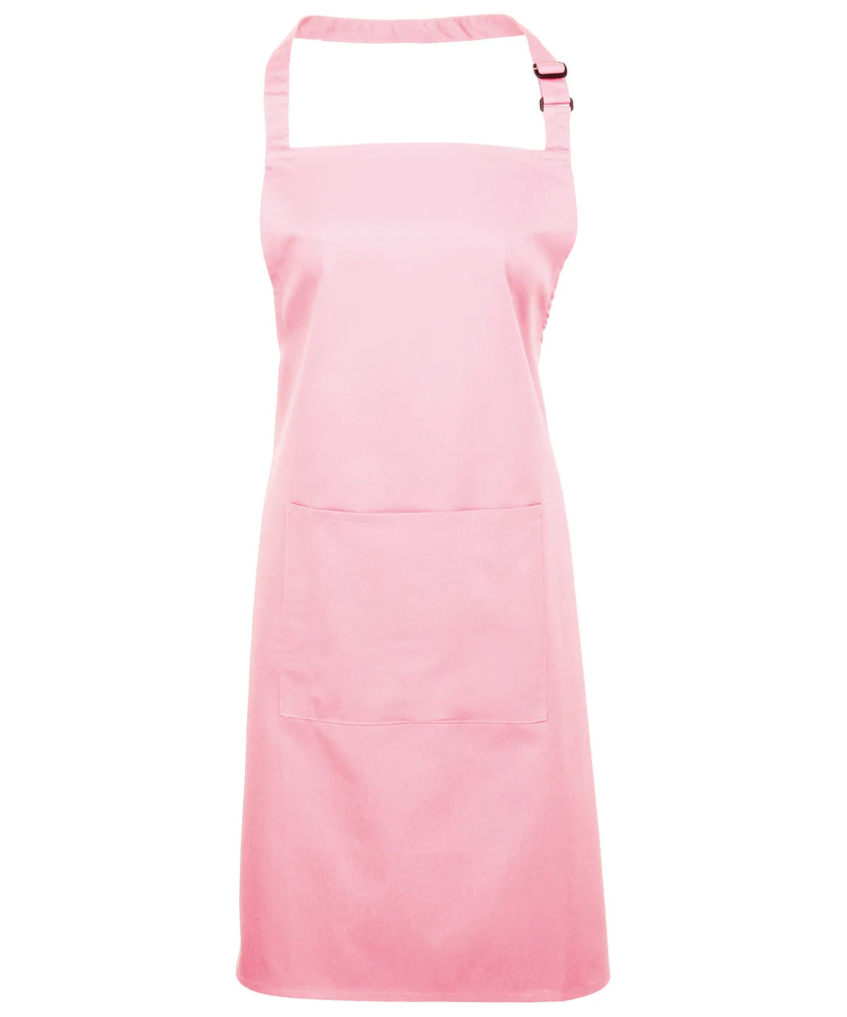 Pink - Colours bib apron with pocket