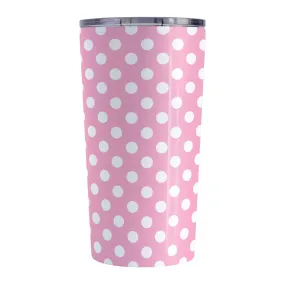 Pink Polka Dot Tumbler Cup