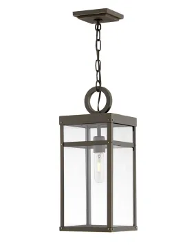 Porter LED Hanging Lantern in Oil Rubbed Bronze