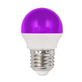 Purple LED 2 Watts E27 (Screw) Bulb