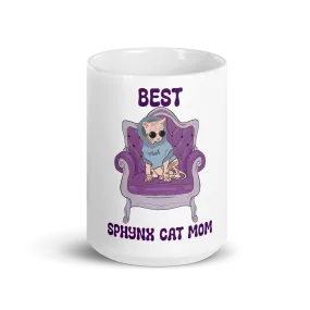 "BEST SPHYNX CAT MOM" COFFEE MUG