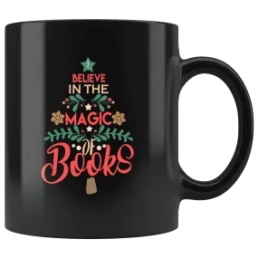 "The magic of books"11oz black mug