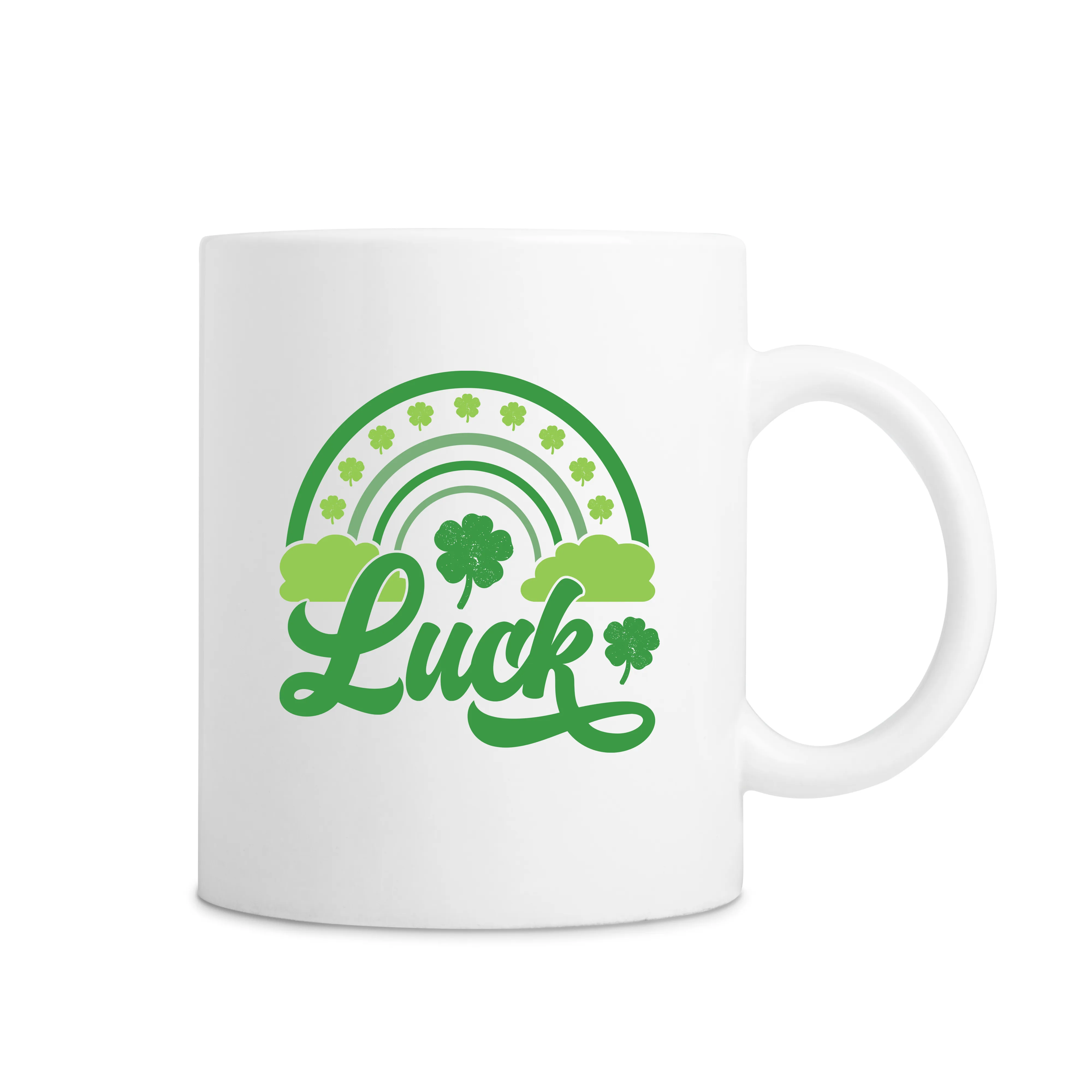 Rainbow Luck Mug - White