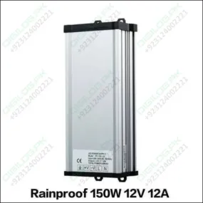 Rainproof Power Supply 12v 150w Outdoor Smps For Led Landscape Lighting