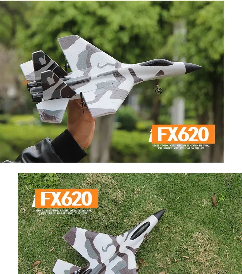 RC Foam Aircraft SU-35 Plane 2.4G Radio Control Glider Remote Control Fighter Plane Glider Airplane Foam Boys Toys for Children