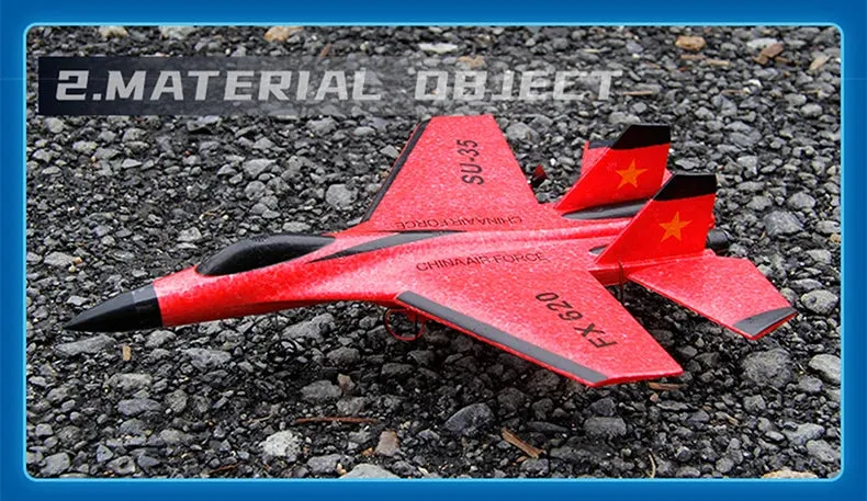 RC Foam Aircraft SU-35 Plane 2.4G Radio Control Glider Remote Control Fighter Plane Glider Airplane Foam Boys Toys for Children