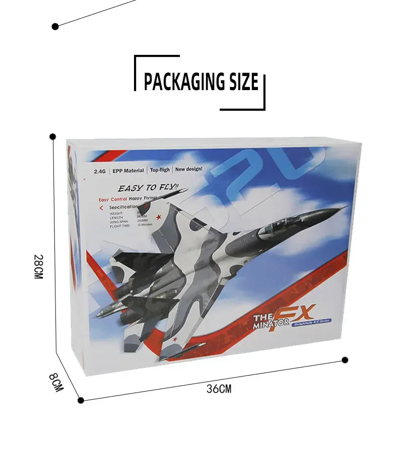 RC Foam Aircraft SU-35 Plane 2.4G Radio Control Glider Remote Control Fighter Plane Glider Airplane Foam Boys Toys for Children