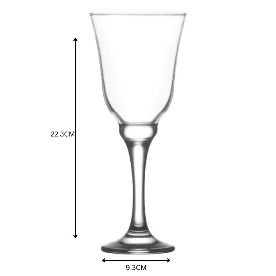 Resital Glass Tumbler 340ml Stemmed Wine SGN709