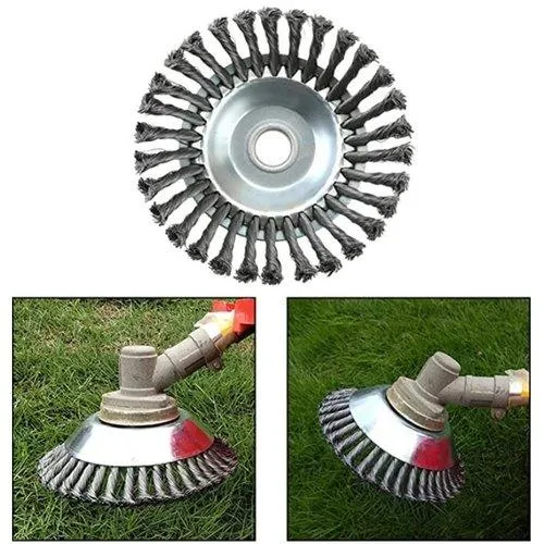 Rounded Edge Steel Wire Grass Trimmer Head