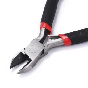 Side Cutting Plier Cutter 4.25 Inch (1 Piece, Random Color) Carbon Steel For Jewellery Making