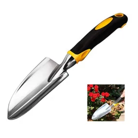 Sinoer Garden Shovel Trowel & Hand Shovel Soft Rubberized Non-Slip Handle