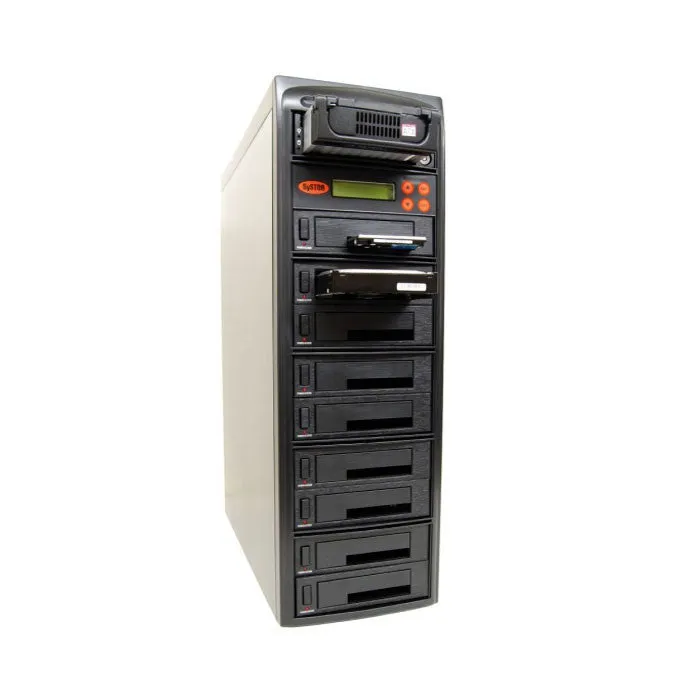 SySTOR 1:9 SATA/IDE Combo Hard Disk Drive / Solid State Drive (HDD/SSD) Clone Duplicator/Sanitizer - (90MB/sec) (SYS409HS)