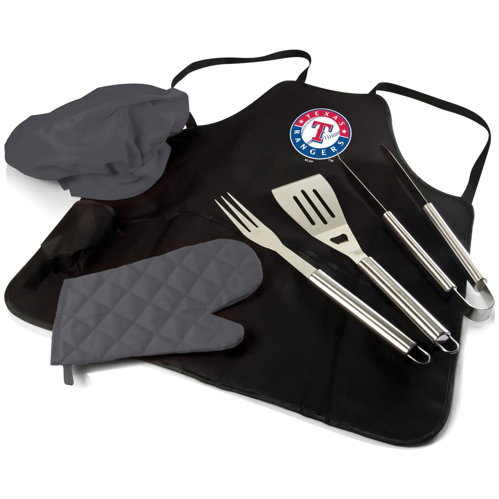 Texas Rangers - BBQ Apron Tote Pro Grill Set