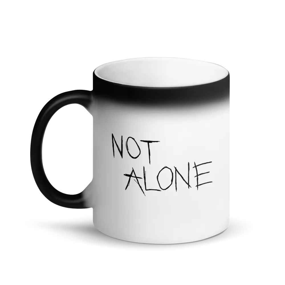 The Walking Dead Not Alone Black Color Changing Mug