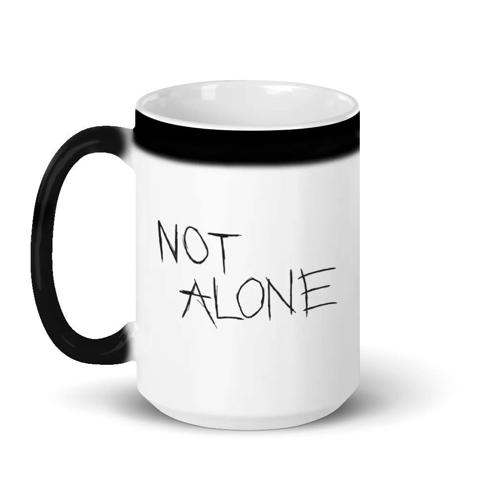 The Walking Dead Not Alone Black Color Changing Mug