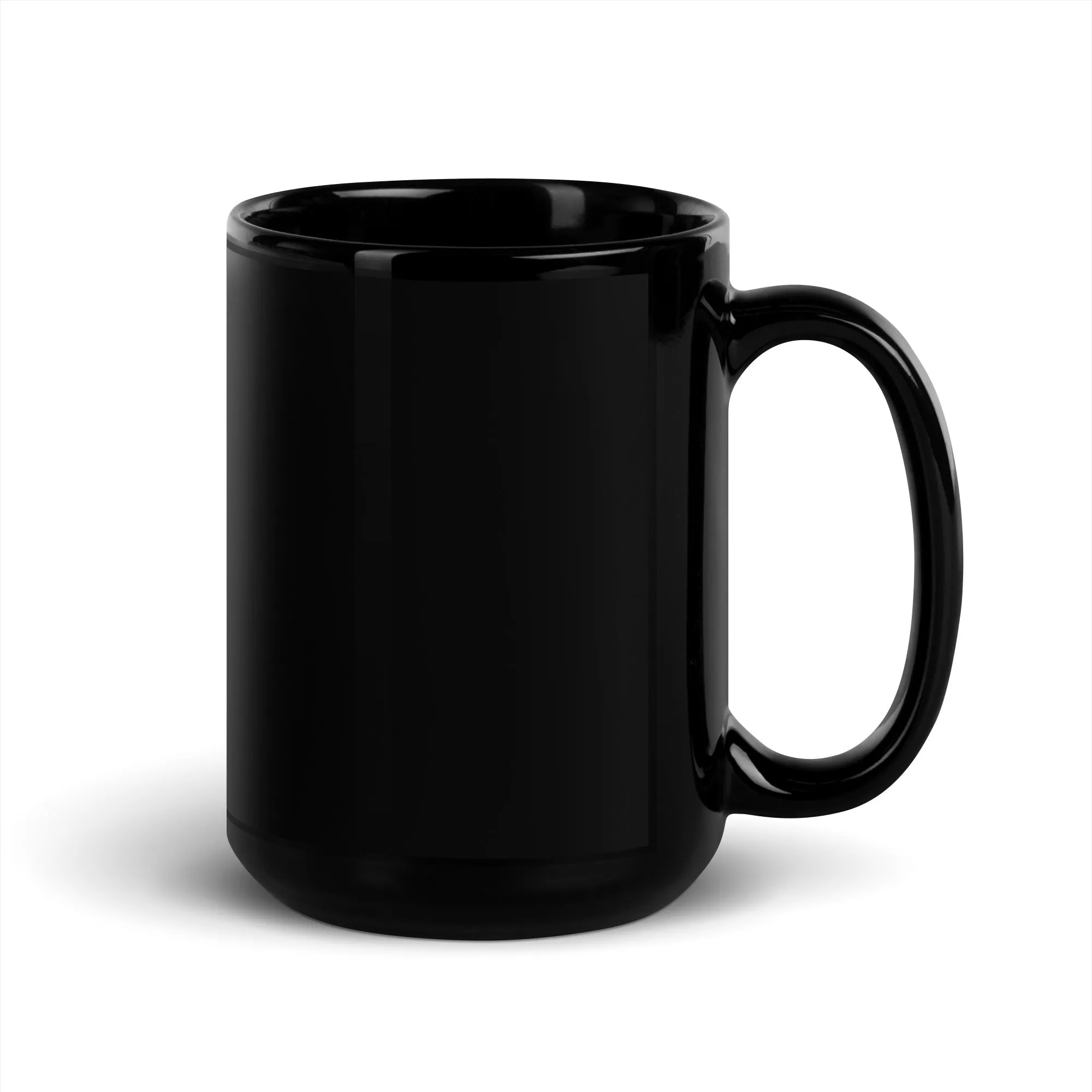 Thumbs up Black Glossy Mug