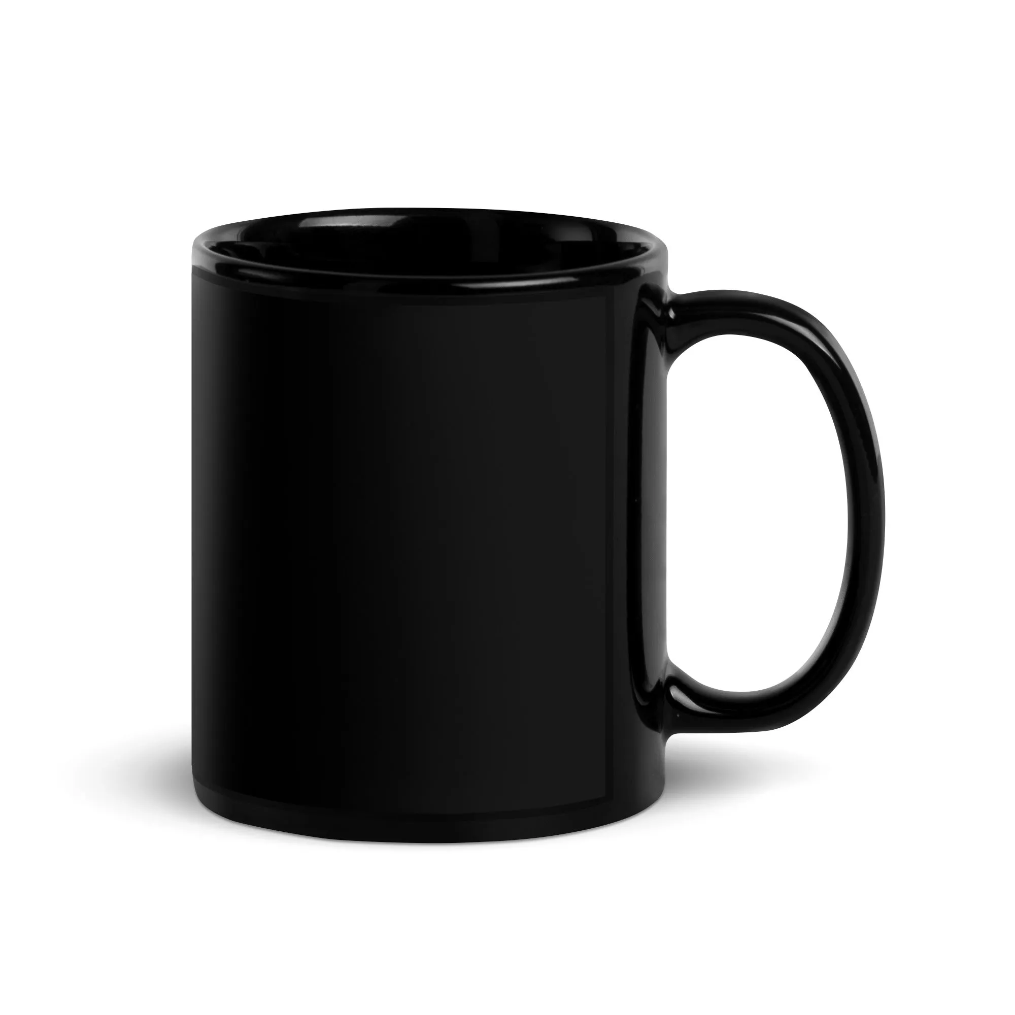 Thumbs up Black Glossy Mug